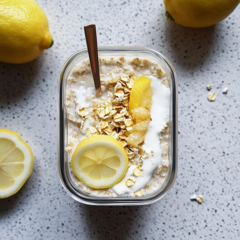 Dreamy Lemon Cheesecake Overnight Oats Recipe