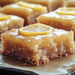 Lemon Brownies With Lemon Glaze Recipe