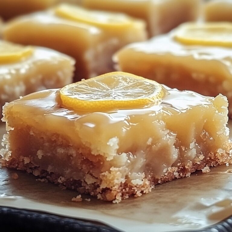 Lemon Brownies With Lemon Glaze Recipe