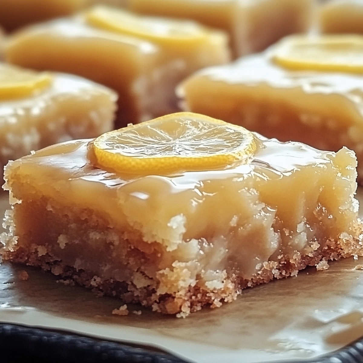 Lemon Brownies With Lemon Glaze Recipe