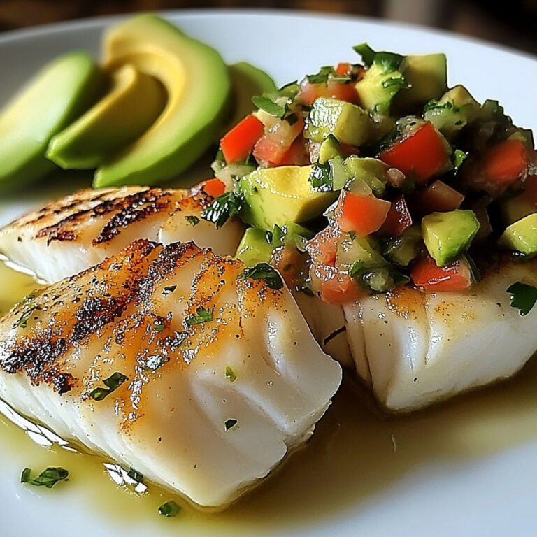 Coconut Lime Fish With Avocado Salsa Recipe