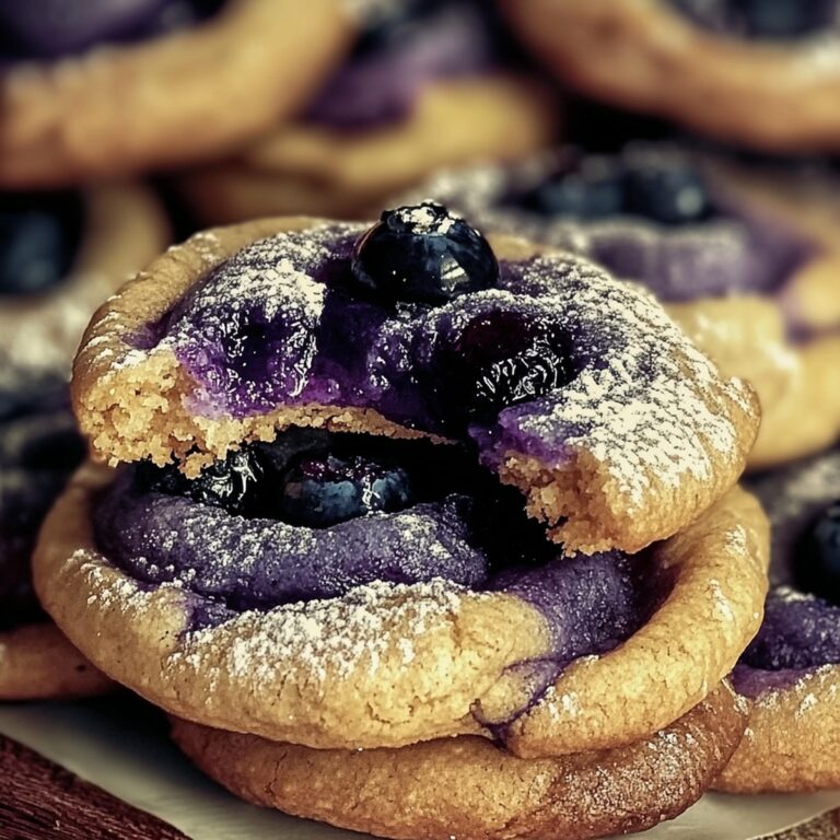 Blueberry Jammy Cookies Recipe