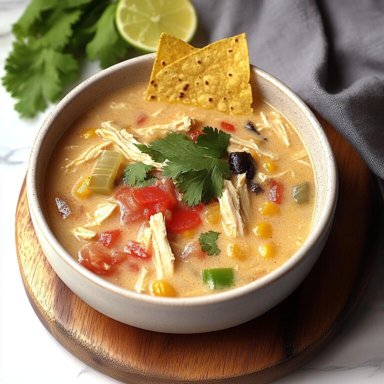 Creamy Chicken Tortilla Soup Recipe