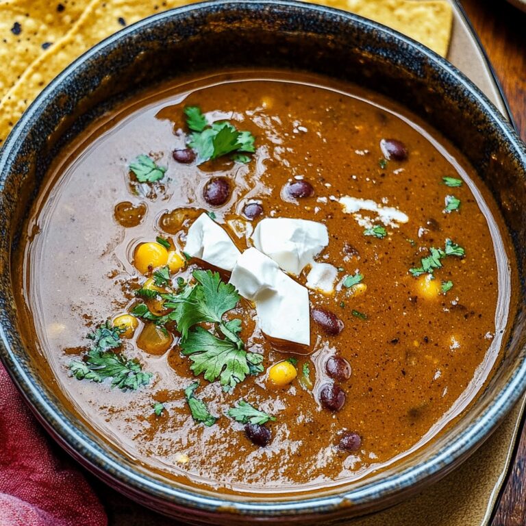 Hearty Mexican-Style Black Bean Soup Recipe