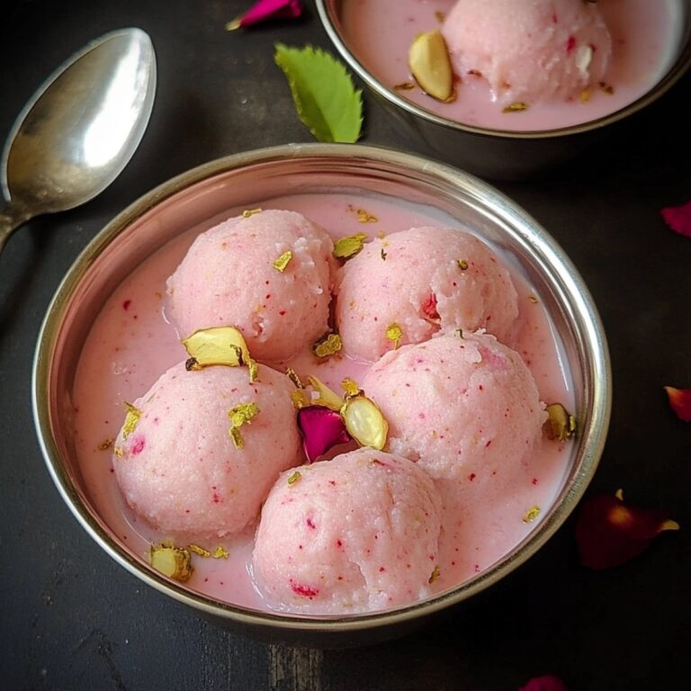 Silky Rose Rasmalai Recipe