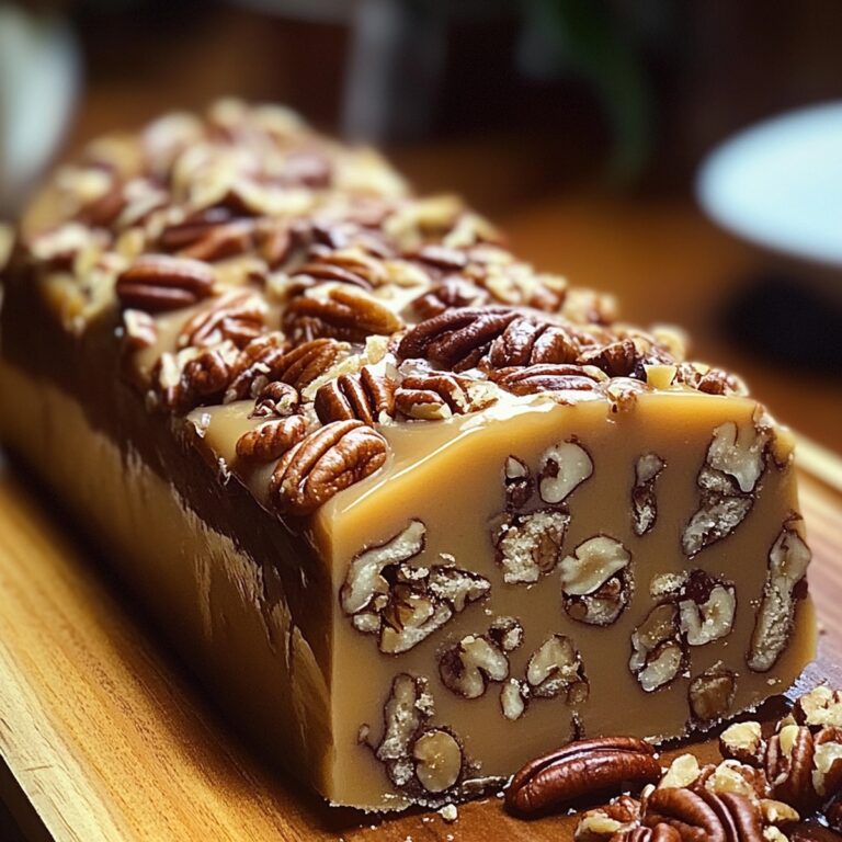 Nanas 3-Ingredient Pecan Log Recipe