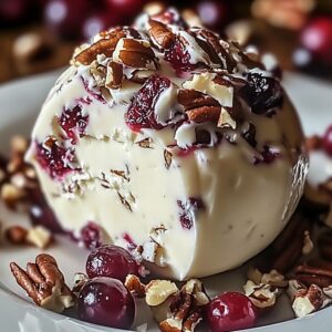 Cranberry Pecan Cream Cheese Ball Recipe