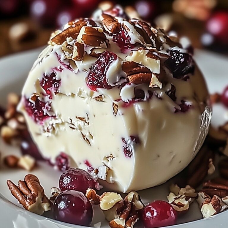 Cranberry Pecan Cream Cheese Ball Recipe