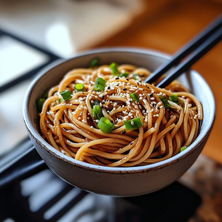 Mouthwatering Garlic Sesame Noodles Recipe