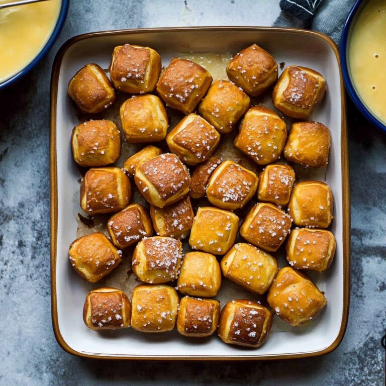 Homemade Soft Pretzel Bites Recipe