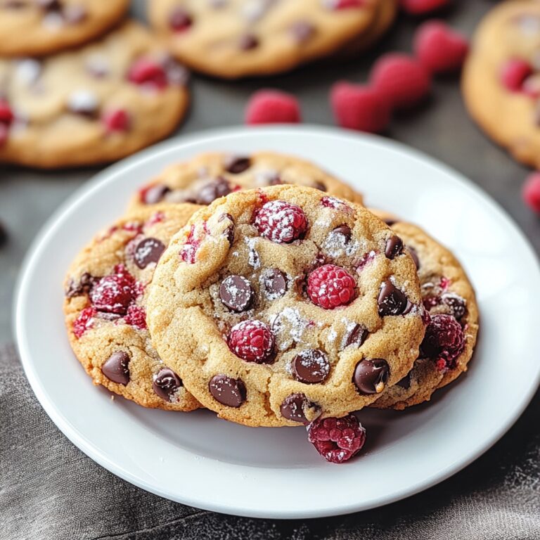 Irresistible Raspberry Chocolate Chip Cookies Recipe