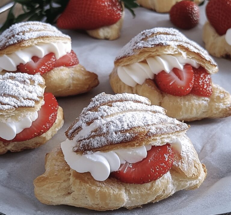 Heavenly Strawberry Cream Puffs Recipe