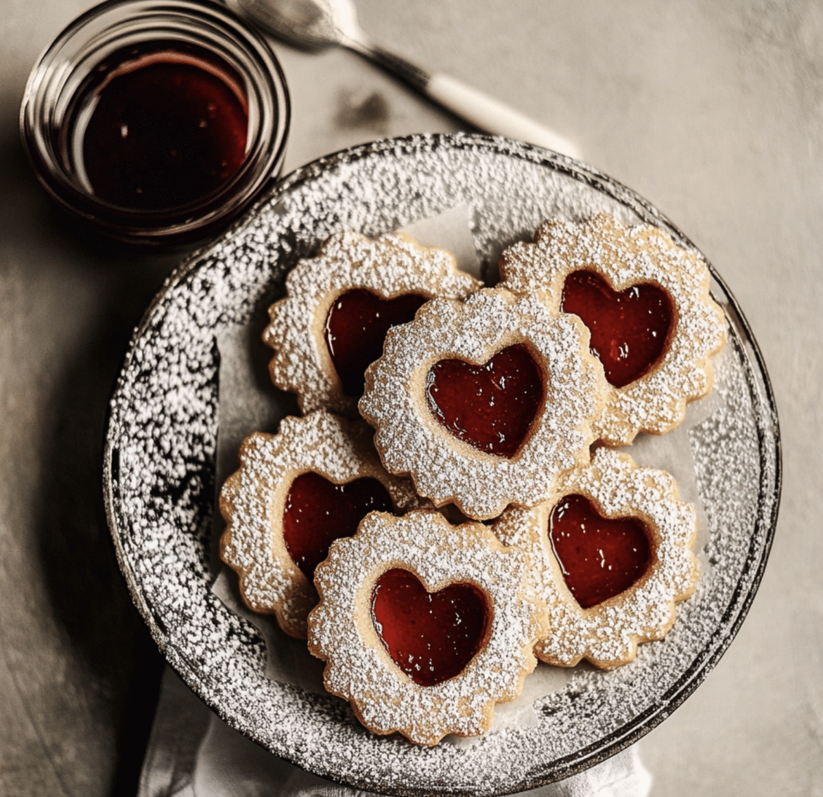 Crispy Jam Cookies Recipe