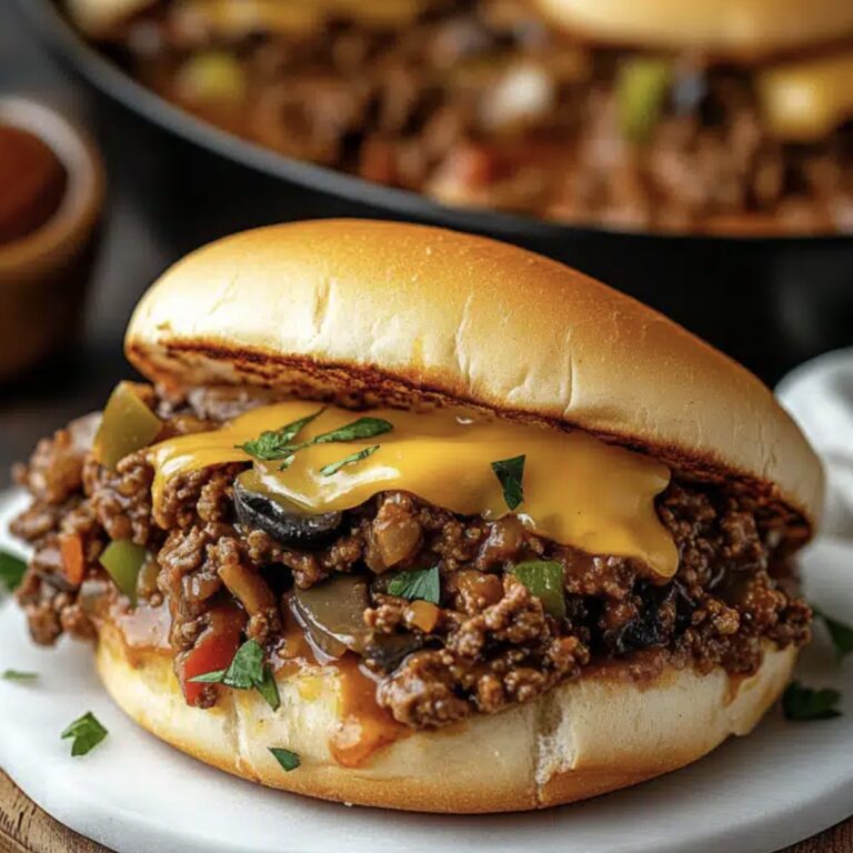 Philly Cheesesteak Sloppy Joes Recipe