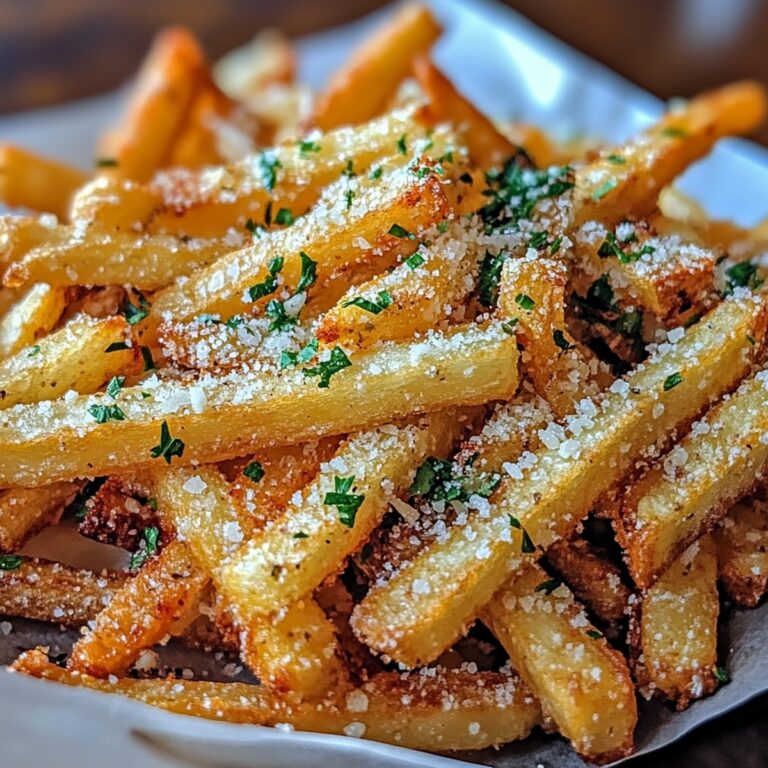 Golden Parmesan Garlic Fries Recipe