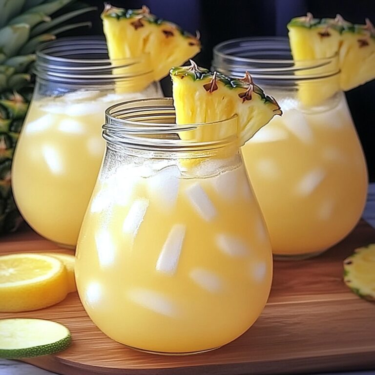 Vibrant Pineapple Lemonade Punch Recipe