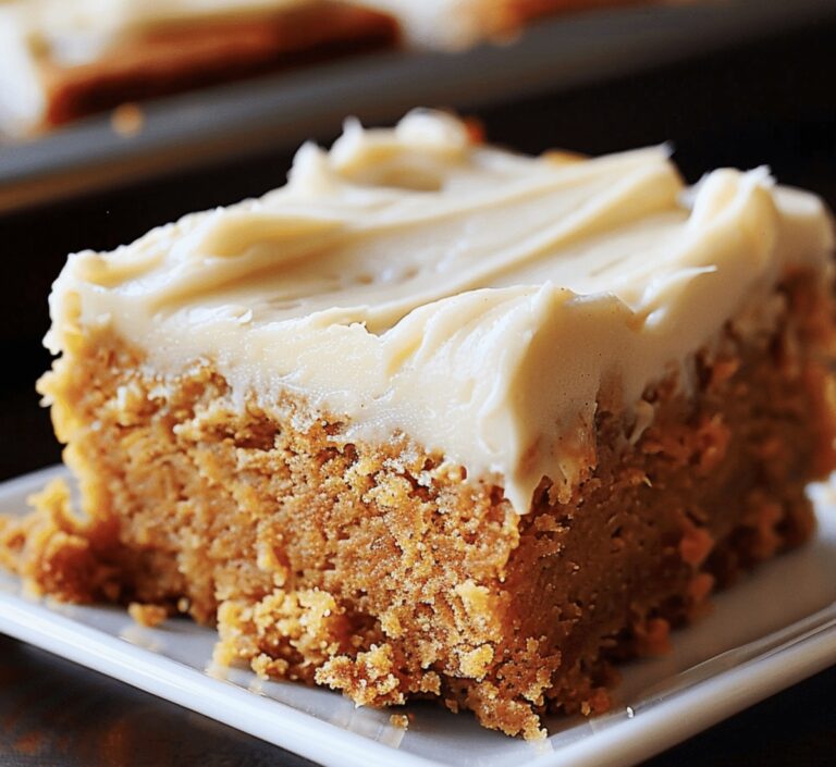 Moist Pumpkin Bars With Cream Cheese Frosting Recipe