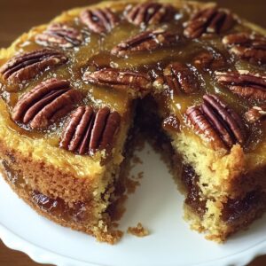 Pecan Upside Down Cake Recipe