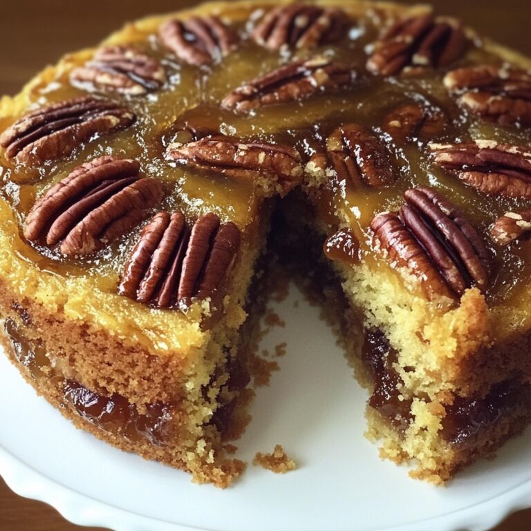 Pecan Upside Down Cake Recipe
