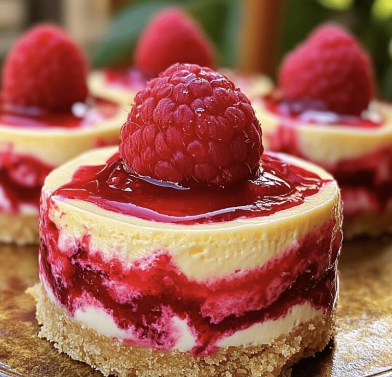 Dreamy Raspberry Lemon Swirl Cheesecake Recipe