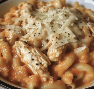 Effortless One-Pot Chicken Parmesan Mac & Cheese Recipe