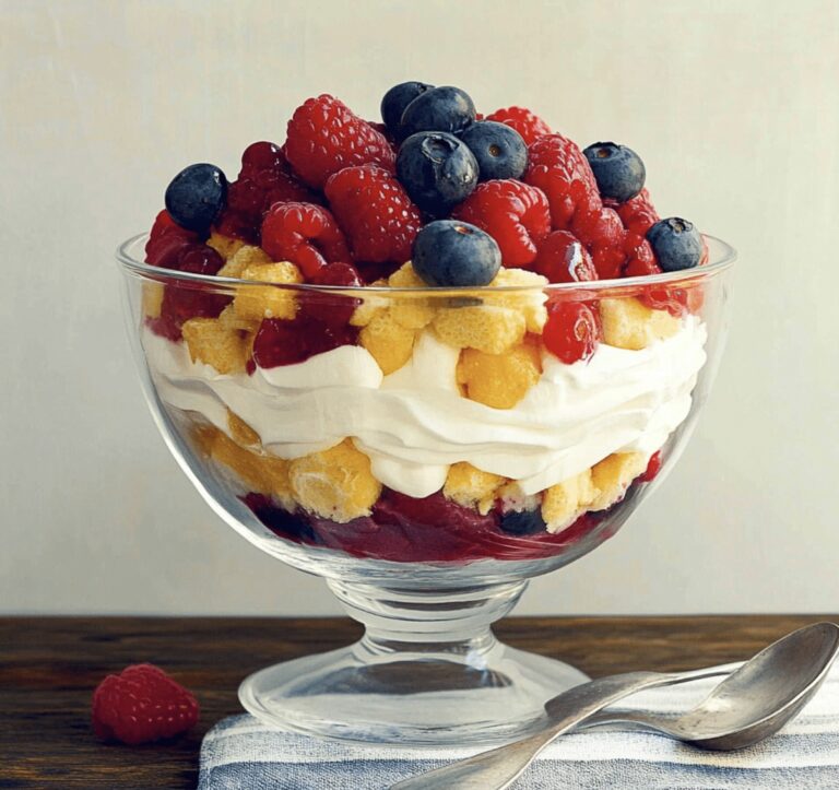 Stunning Vanilla Yogurt And Berry Trifle Recipe