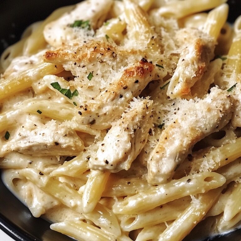 Crockpot Garlic Parmesan Chicken Pasta Recipe