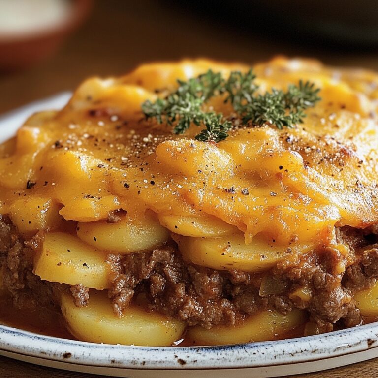 Hearty Cowboy Beef And Potato Casserole Recipe
