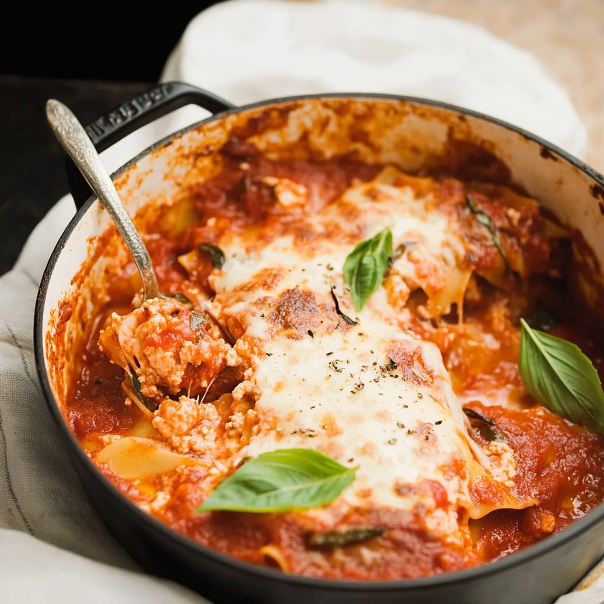 One Pot Lasagna Pasta Recipe