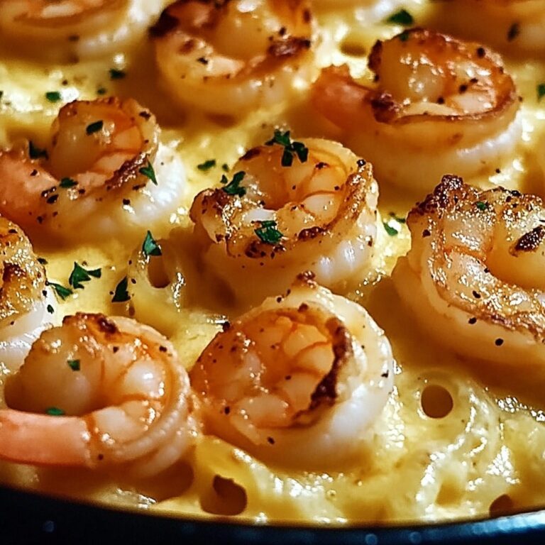 Cheesy Shrimp Scampi Pasta Bake Recipe