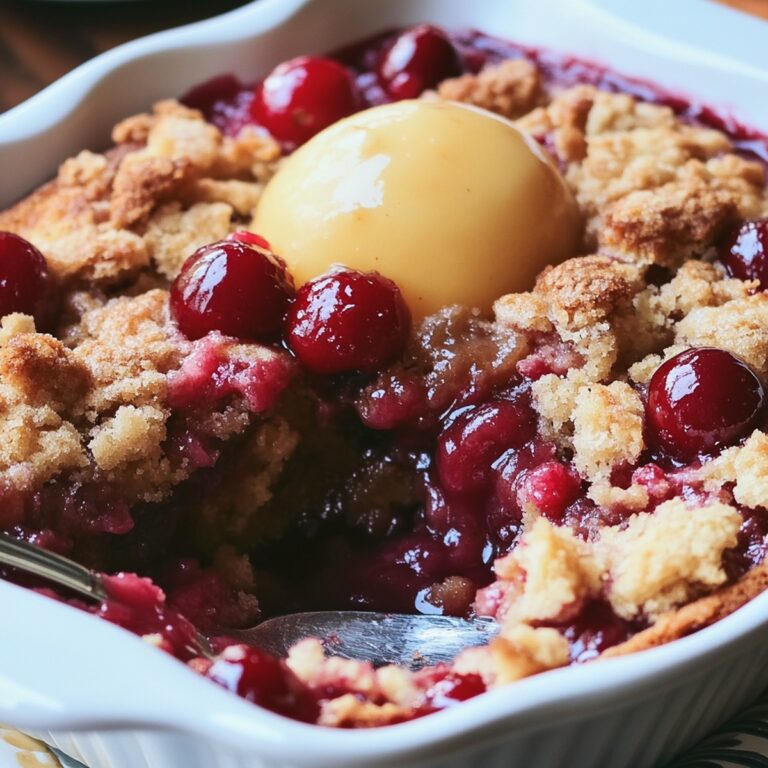 Effortless Cherry Dump Cake Recipe