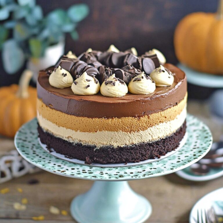 Dreamy Pumpkin Chocolate Mousse Cake Recipe