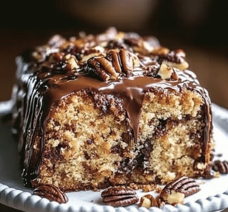 Moist German Chocolate Pecan Pound Cake Recipe