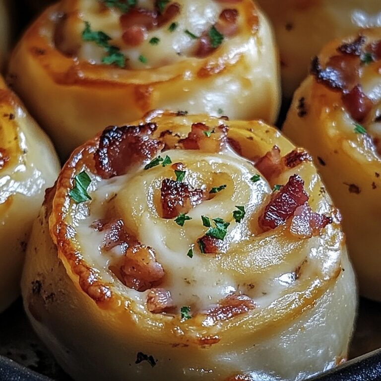 Crispy Garlic Butter Bacon Ranch Pizza Rolls Recipe
