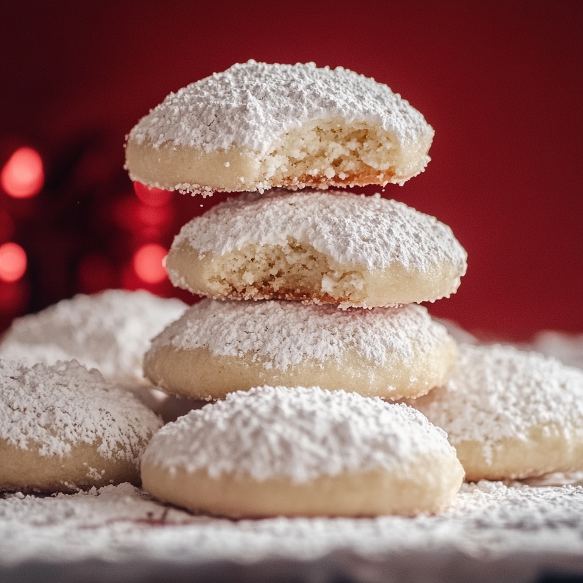 Fluffy Ricotta Cookies Dusted Recipe