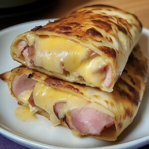 Air Fryer Hot Chicken Ham And Cheese Recipe