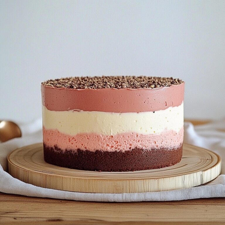 Elegant Neapolitan Cake Recipe