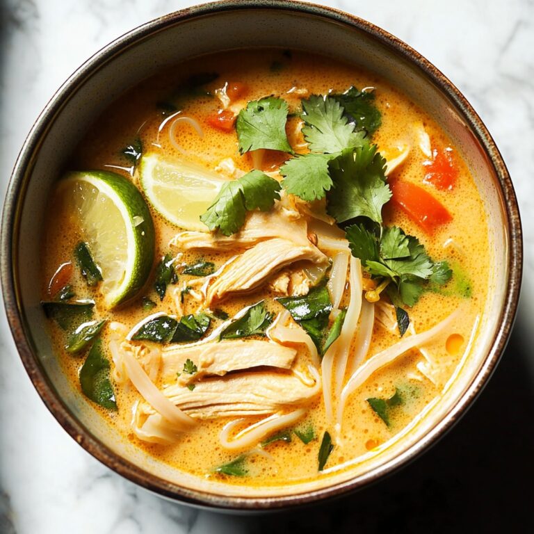 Vibrant Thai Chicken Curry Soup Recipe