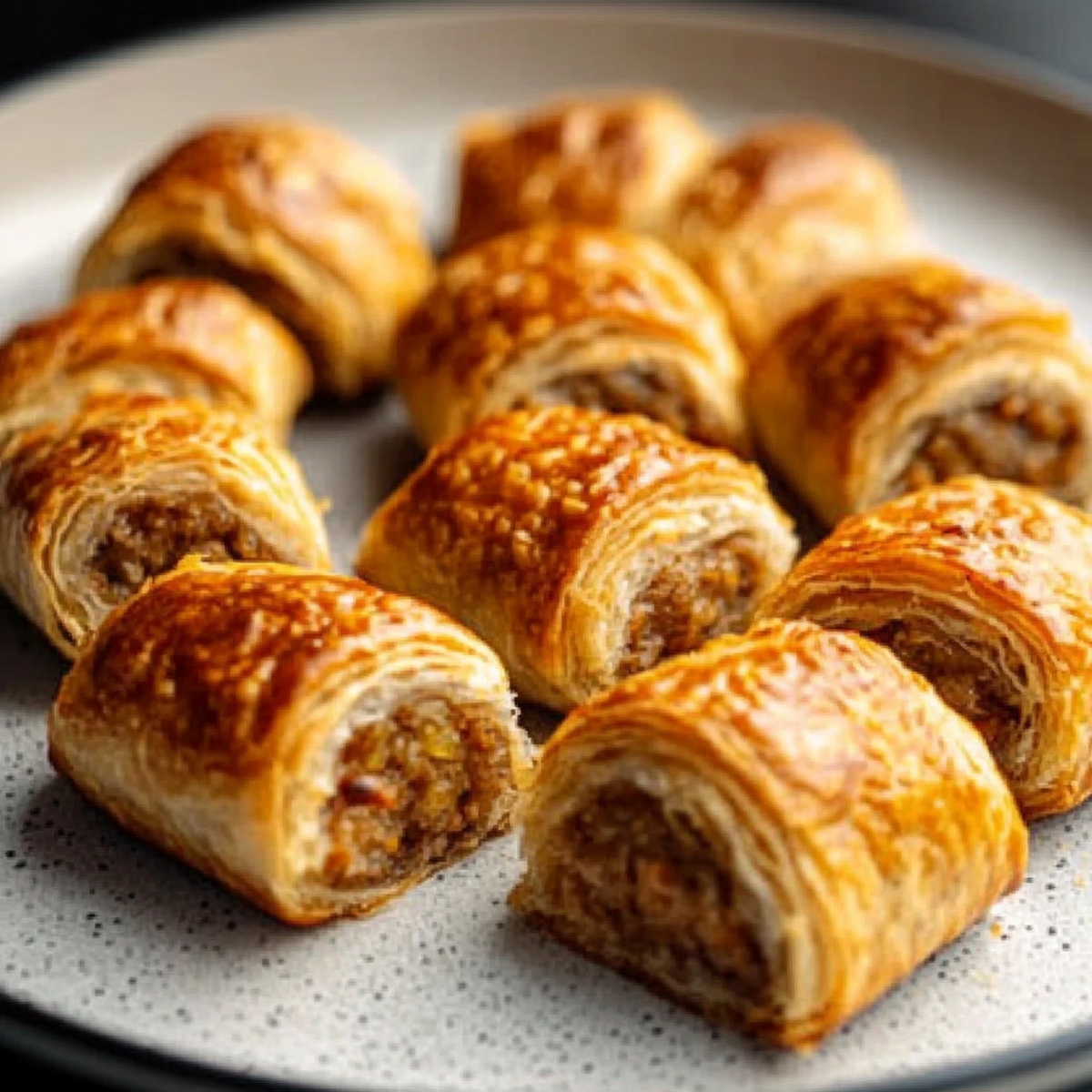 French Onion Sausage Rolls Recipe