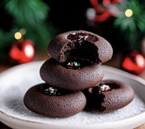 Chocolate Thumbprint Cookies Recipe