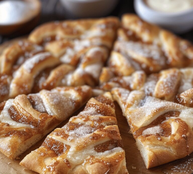 Cinnamon-Sugar Pizza Made With Crescent Rolls Recipe