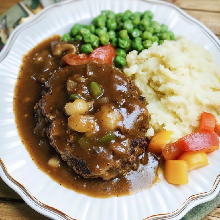 Hearty Crockpot Salisbury Steak Recipe