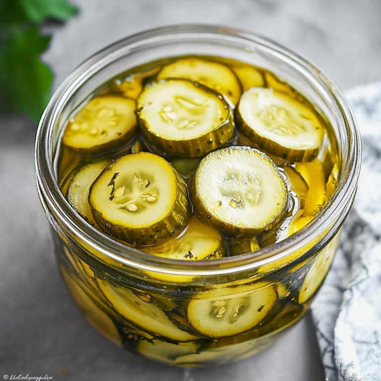 Tangy Bread And Butter Pickles Recipe