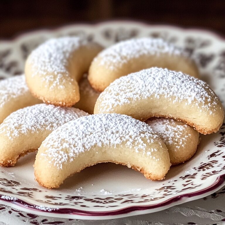 Almond Crescent Cookies Recipe