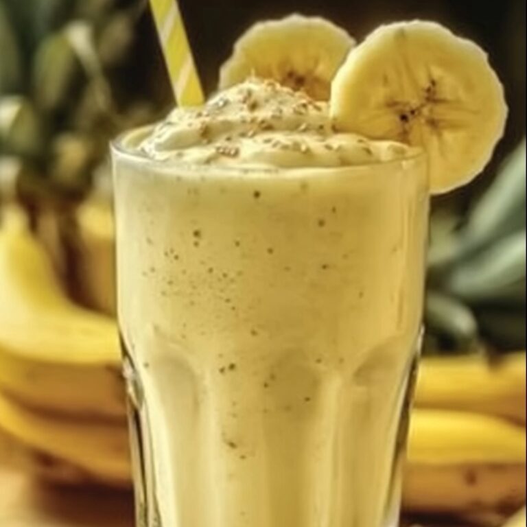Tropical Pineapple And Banana Smoothie Recipe