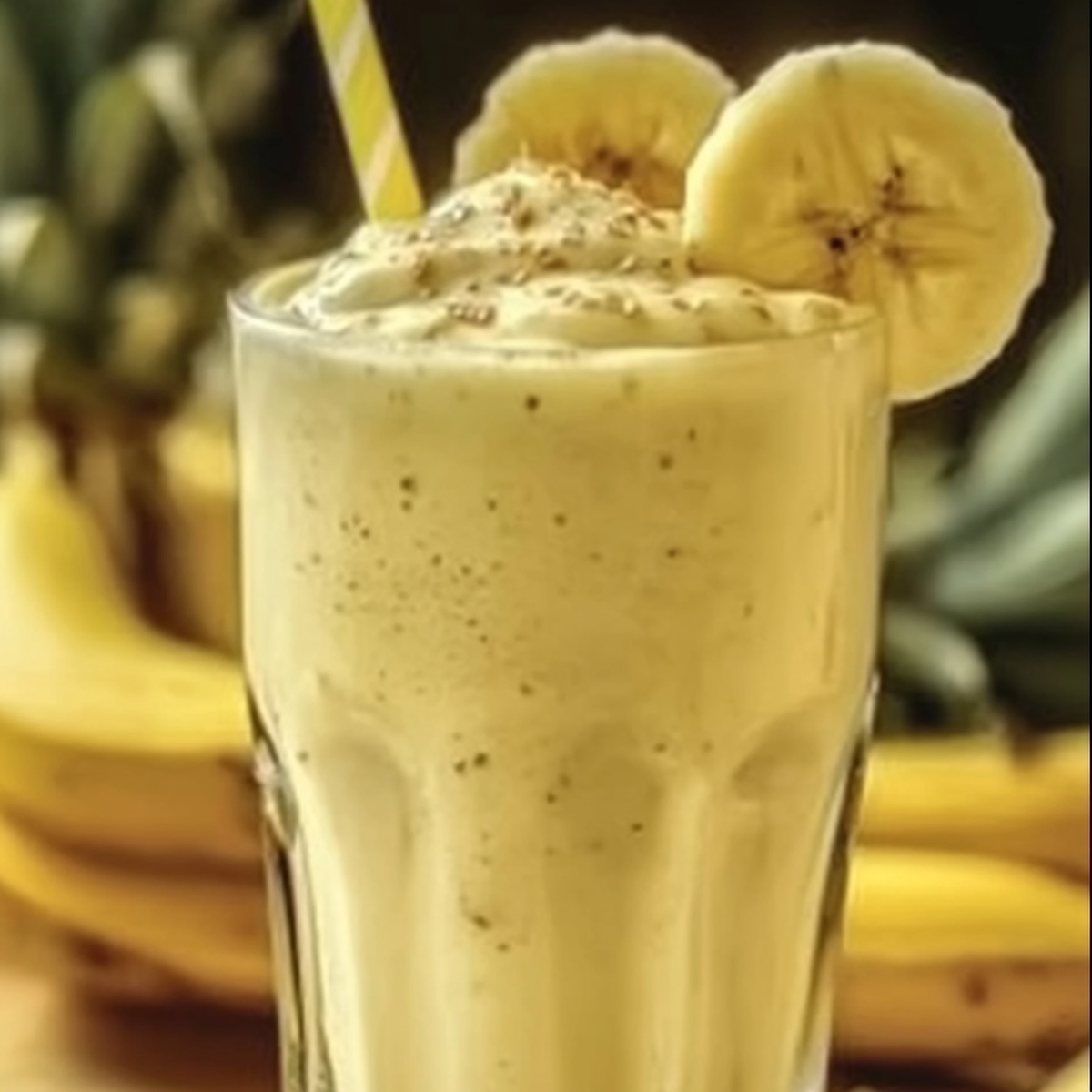 Tropical Pineapple And Banana Smoothie Recipe
