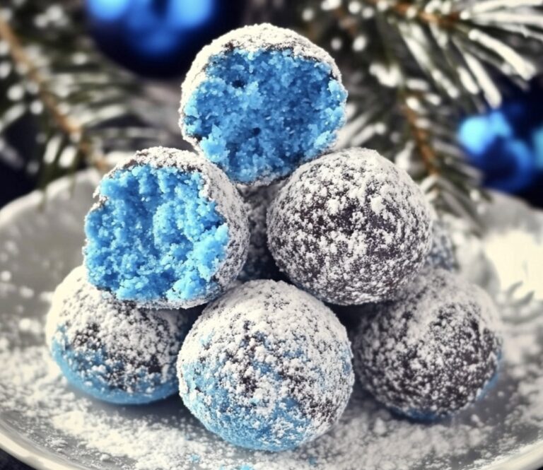 Blue Christmas Truffles Recipe