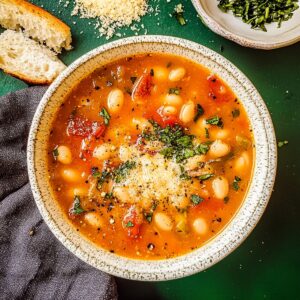 Hearty Tomato White Bean Soup Recipe
