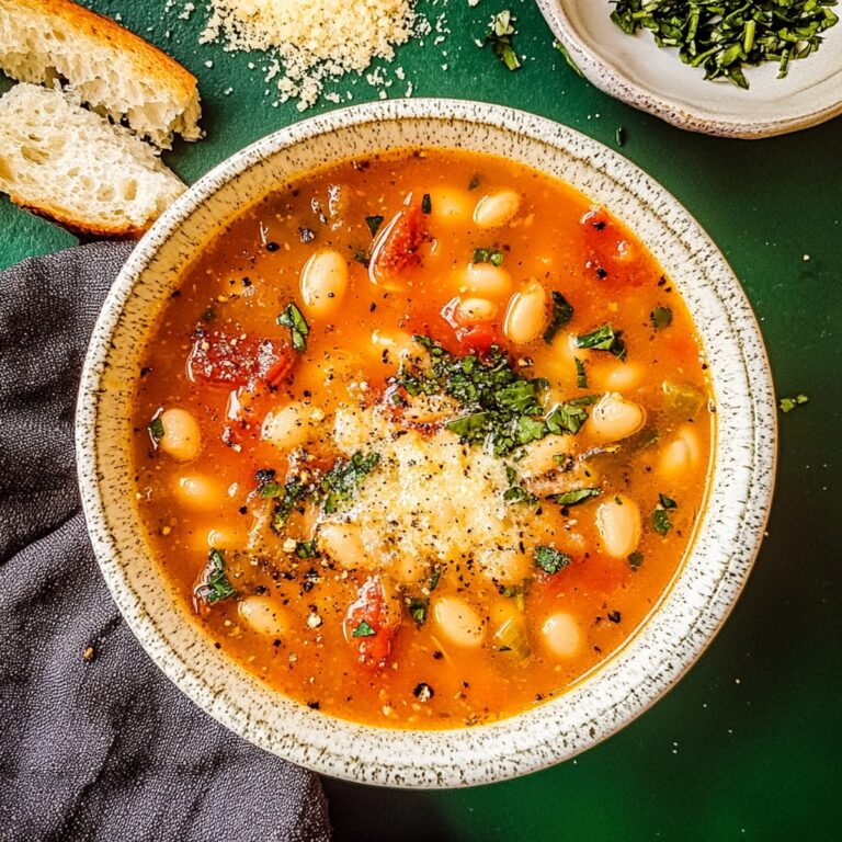 Hearty Tomato White Bean Soup Recipe