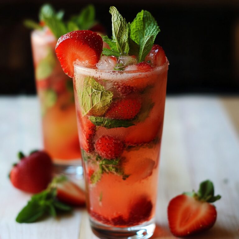 Vibrant Strawberry Mojito Recipe